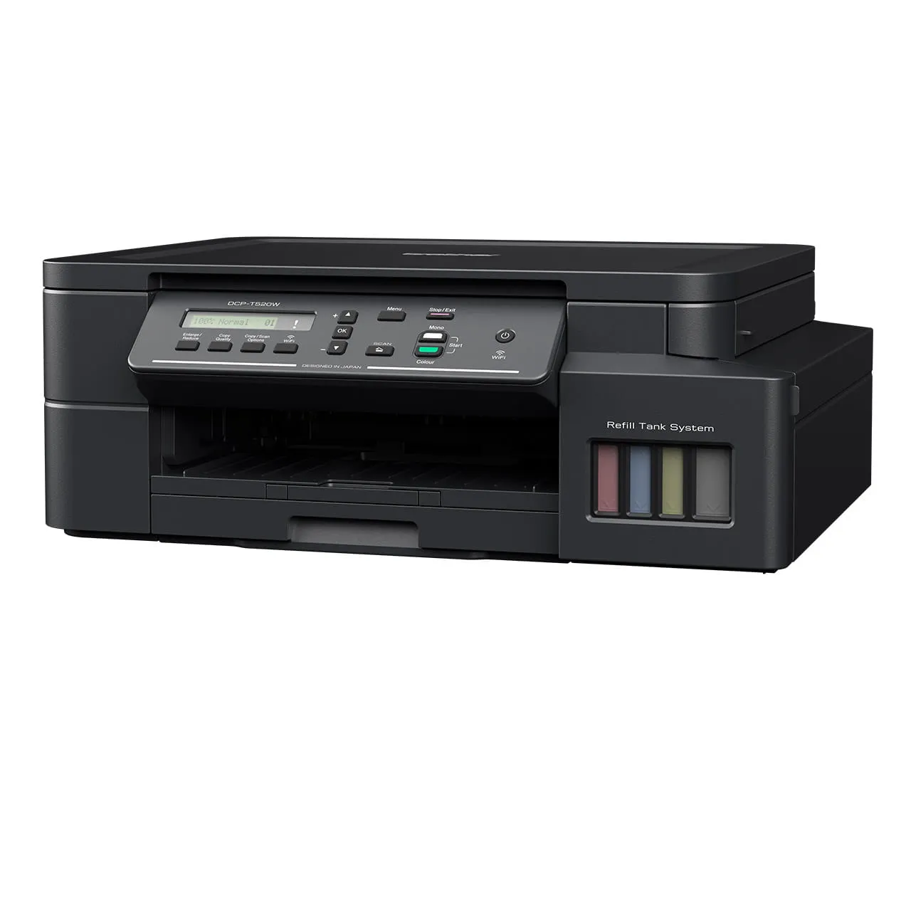 Máy in phun màu đa năng Brother DCP-T520W (In, Scan, Copy, WiFi, hệ mực ngoài)