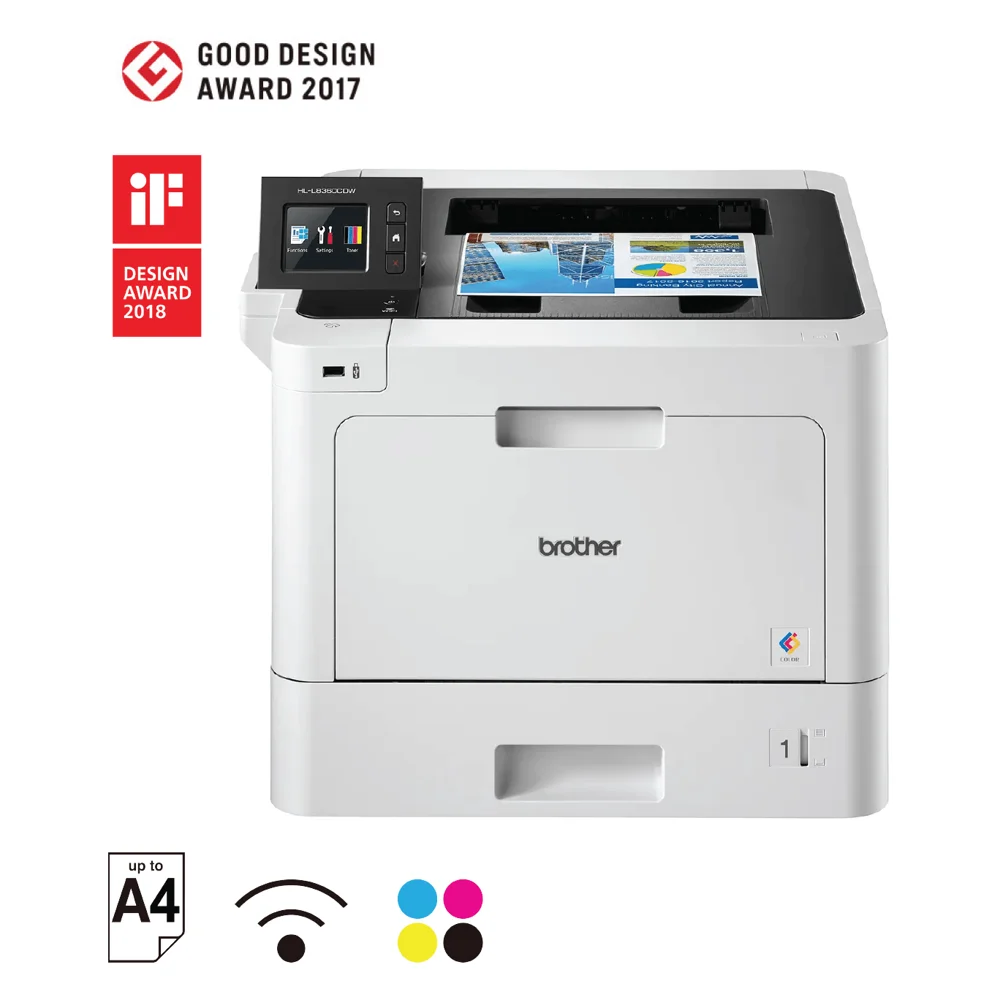 Máy in laser màu Brother HL-L8360CDW (đơn năng, in 2 mặt, LAN, Wi-Fi)
