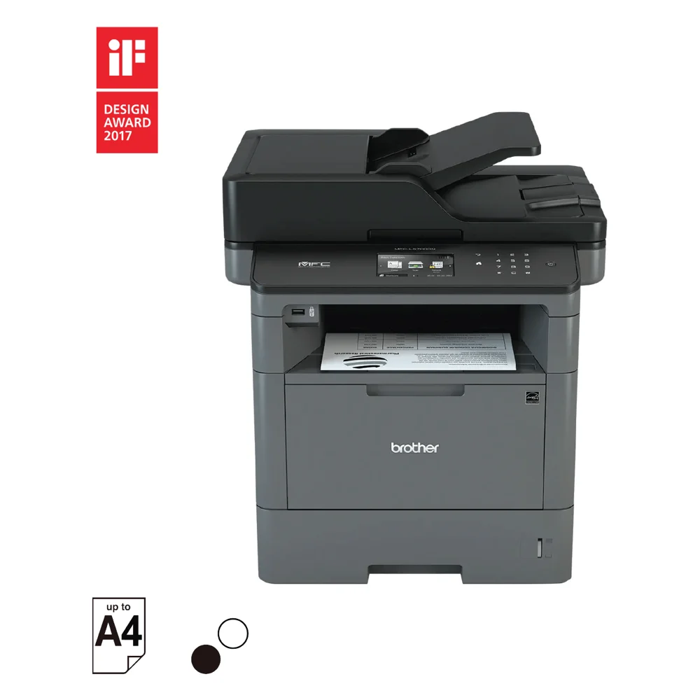 Máy in laser đen trắng đa năng Brother MFC-L5700DN (In, Scan, Copy, Fax, in 2 mặt, ADF, LAN)
