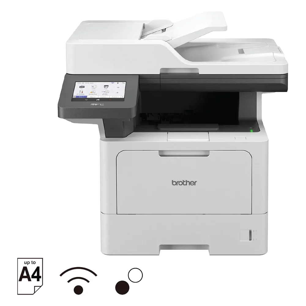 Máy in laser đen trắng đa năng Brother MFC-L5915DW (In, Scan, Copy, Fax, in 2 mặt, ADF, LAN, Wi-Fi)