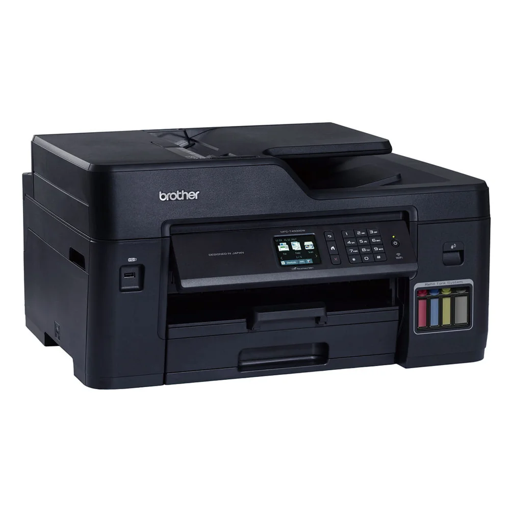 Máy in phun màu đa năng Brother MFC-T4500DW (In, Scan, Copy, Fax, in 2 mặt, ADF, LAN, Wi-Fi, khổ A3) - ảnh 2
