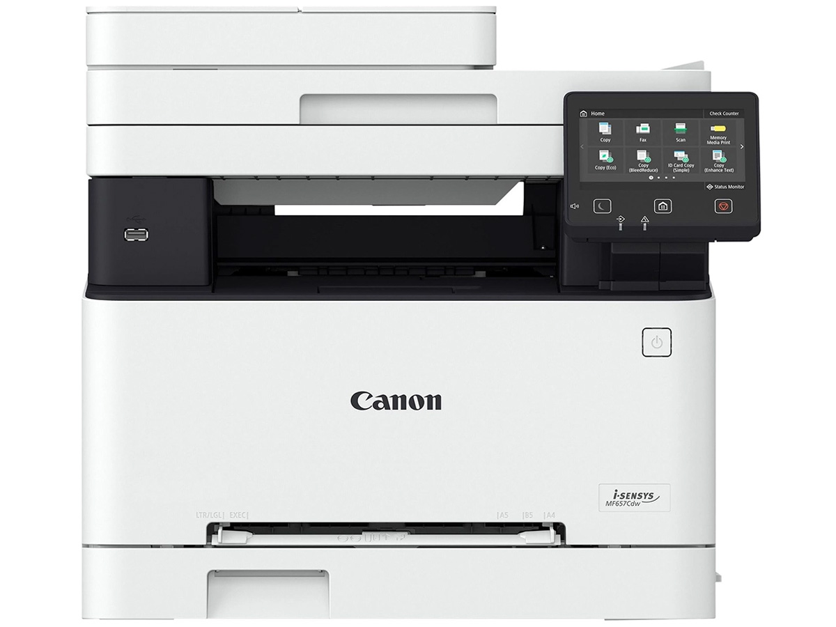 Canon MF657Cdw đa năng có fax, màn hình cảm ứng