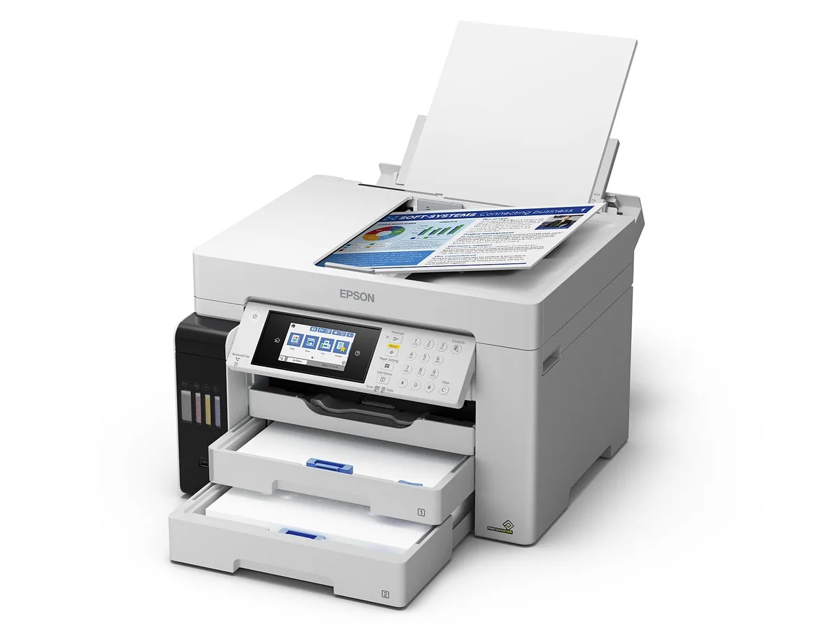 Máy in phun màu đa năng A3+ Epson EcoTank L15160 (In, Scan, Copy, Fax, in 2 mặt) - ảnh 2