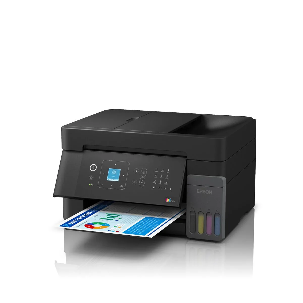 Máy in phun màu đa năng Epson EcoTank L5390 (In, Scan, Copy, Fax, ADF, Wi-Fi, LAN) - ảnh 4