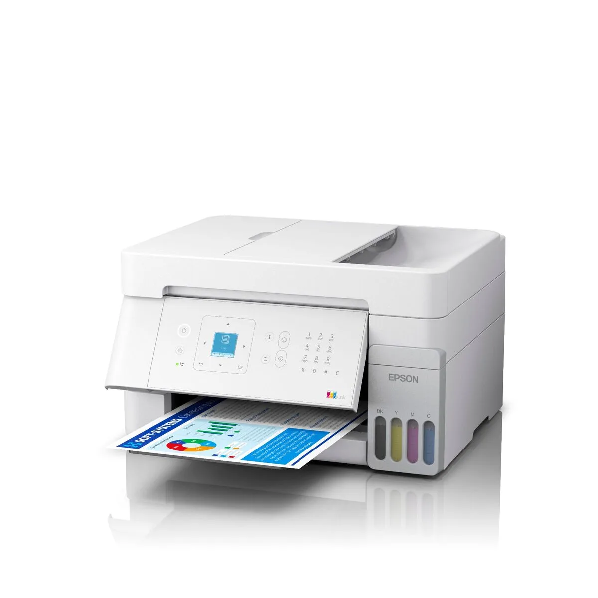 Máy in phun màu đa năng Epson EcoTank L5396 vỏ trắng (In, Scan, Copy, Fax, ADF, Wi-Fi) - ảnh 2