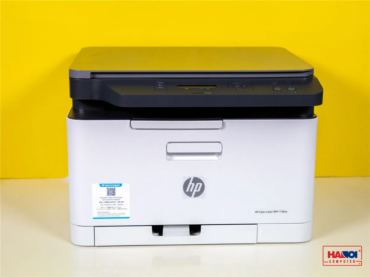 Máy in laser màu đa năng HP Color Laser MFP 178nw (4ZB96A) - ảnh 3
