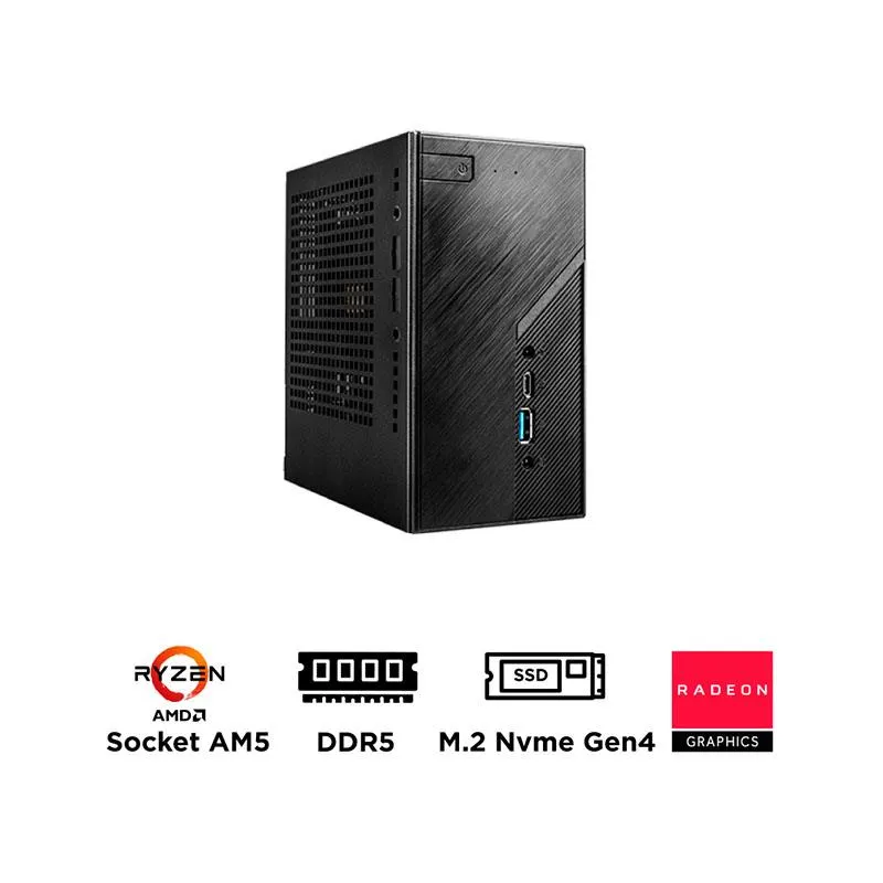 Máy tính Mini PC ASRock DeskMini X600/USB4 (Barebone AM5)