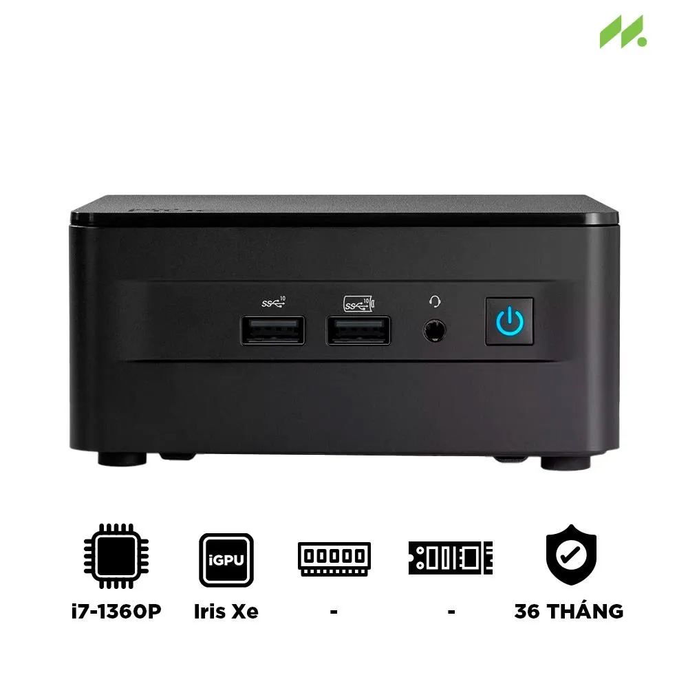 Máy tính Mini PC ASUS NUC 13 Pro Arena Canyon (Intel Core i7-1360P)