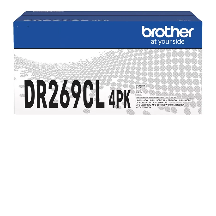 Cụm trống Brother DR269CL-4PK chính hãng (hộp 4 cái) (~20.000 trang)