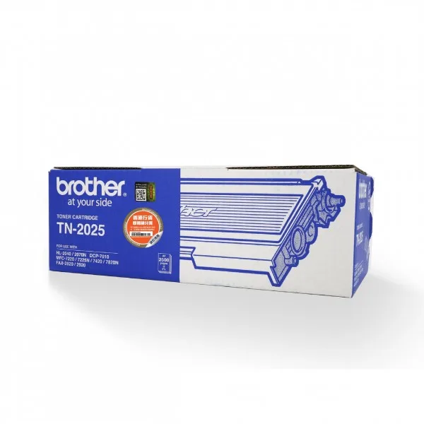 Mực in Brother TN-2025 Black Toner Cartridge (TN-2025) – Hộp mực in laser đen chính hãng Brother