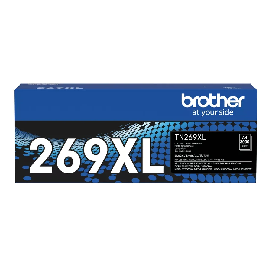 Hộp mực Brother TN269XLBK chính hãng – màu đen, dung lượng cao (~3.000 trang)