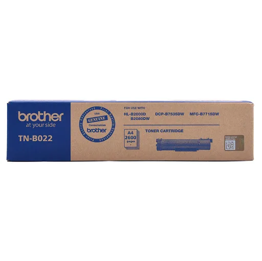 Mực in Brother TN-B022Bk Black Toner Cartridge (TN-B022) – Hộp mực in laser đen chính hãng Brother