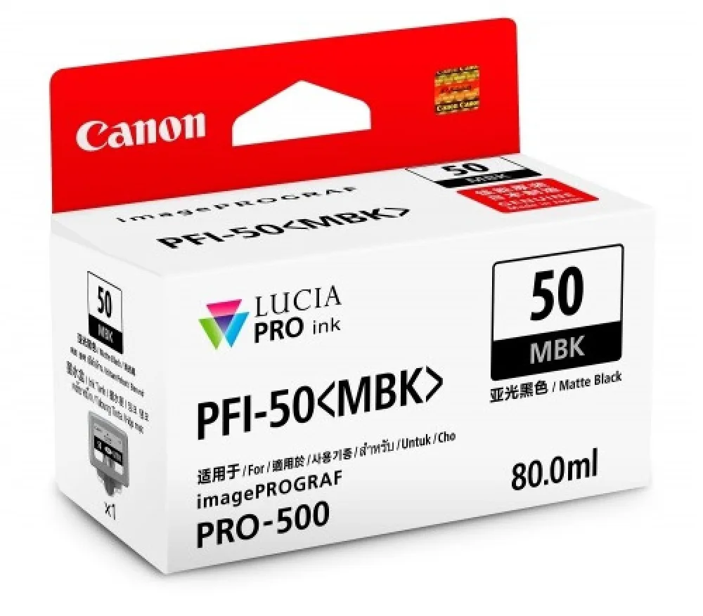 Mực in Canon PFI-50 Matte Black Ink Tank (0533C001AA)