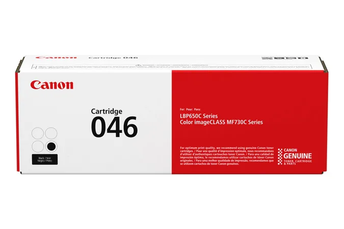 Mực in Canon 046H Black Toner Cartridge (1254C003AA)