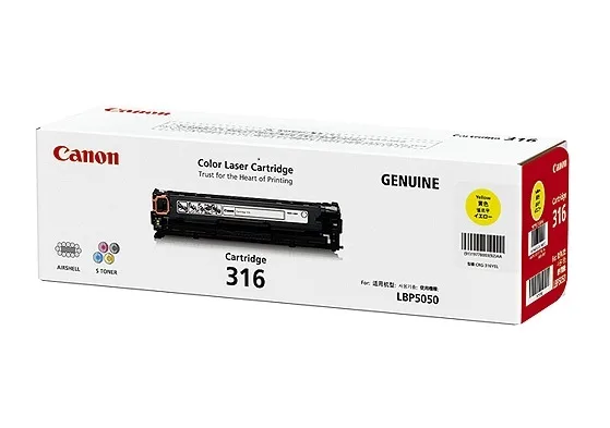 Mực in Canon 316 Yellow Toner Cartridge (1977B003AA)