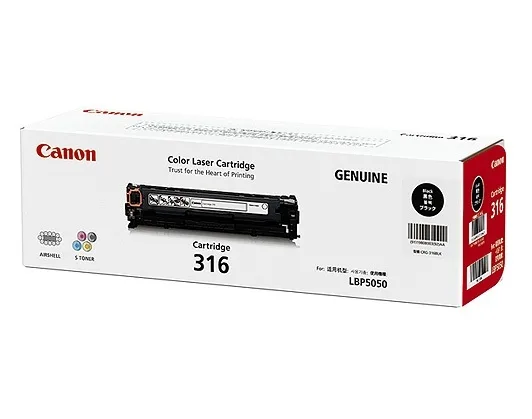 Mực in Canon 316 Black Toner Cartridge (1980B003AA)