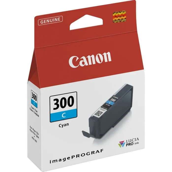 Mực in Canon PFI-300C Cyan Ink Cartridge (4194C001)