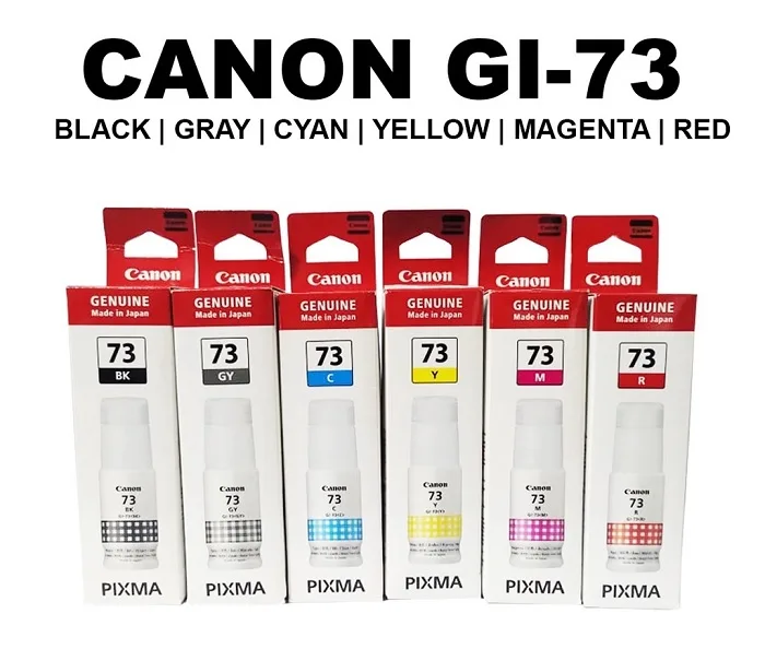 Mực in Canon GI-73M Magenta – Mực hồng chính hãng cho Canon PIXMA G570, G670, in ảnh màu đẹp, bền màu, sắc nét