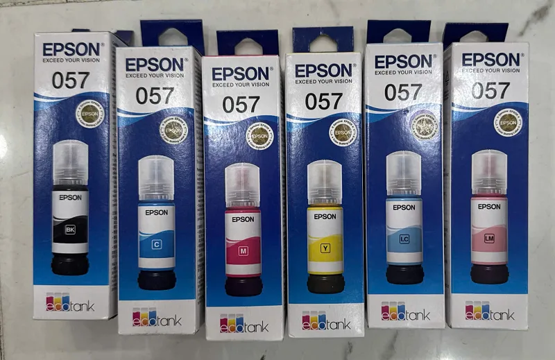 Mực in Epson 057 Cyan ink Bottle (C13T09D200)