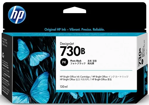 Mực in HP 730B 130-ml Photo Black DesignJet Ink Cartridge (3ED43A)