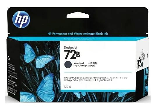 Mực in HP 72B 130-ml Matte Black DesignJet Ink Cartridge (3WX06A)