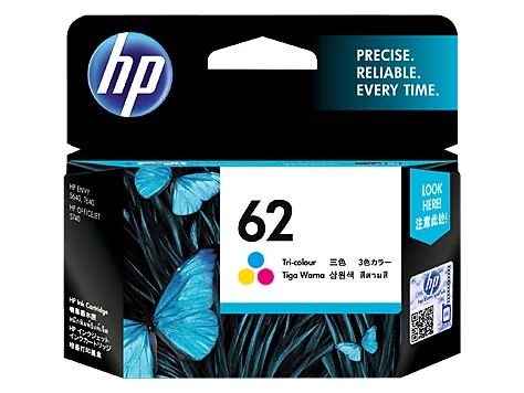 Mực in HP 62 Tri-color Original Ink Cartridge (C2P06AA)