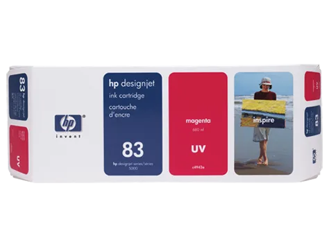 Mực in HP 83 680-ml Magenta DesignJet UV Ink Cartridge (C4942A)