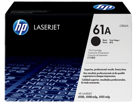 Mực in HP 61A Black Original LaserJet Toner Cartridge (C8061A)