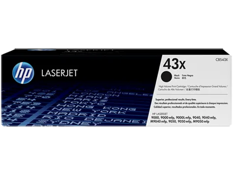 Mực in HP 43X High Yield Black Original LaserJet Toner Cartridge (C8543X)