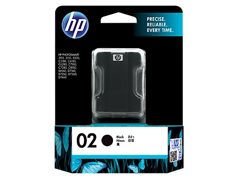 Mực in HP 02 Black Original Ink Cartridge (C8721WA)