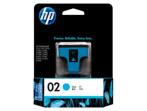 Mực in HP 02 Cyan Original Ink Cartridge (C8771WA)