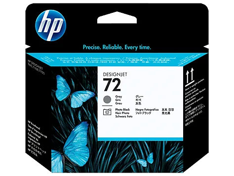 Mực in HP 72 Gray and Photo Black DesignJet Printhead (C9380A)