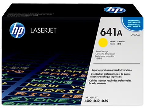 Mực in HP 641A Yellow Original LaserJet Toner Cartridge (C9722A)
