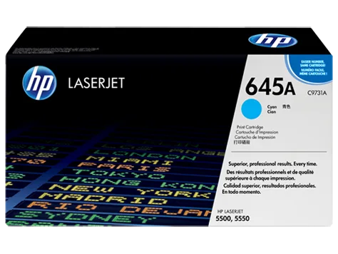 Mực in HP 645A Cyan Original LaserJet Toner Cartridge (C9731A)