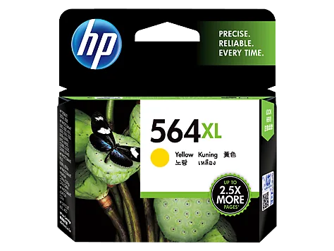 Mực in HP 564XL High Yield Yellow Original Ink Cartridge (CB325WA)