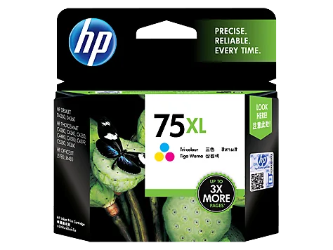 Mực in HP 75XL High Yield Tri-color Original Ink Cartridge (CB338WA)