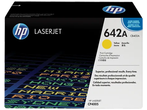 Mực in HP 642A Yellow Original LaserJet Toner Cartridge (CB402A)