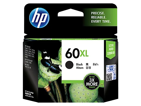 Mực in HP 60XL High Yield Black Original Ink Cartridge (CC641WA)