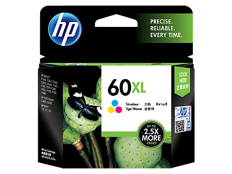 Mực in HP 60XL High Yield Tri-color Original Ink Cartridge (CC644WA)