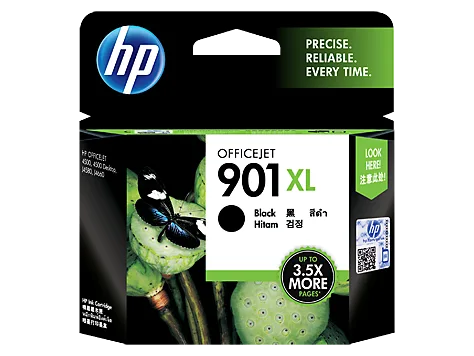 Mực in HP 901XL High Yield Black Original Ink Cartridge (CC654AA)