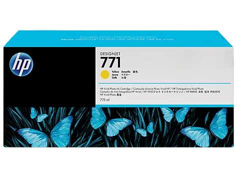 Mực in HP 771 775-ml Yellow DesignJet Ink Cartridge (CE040A)