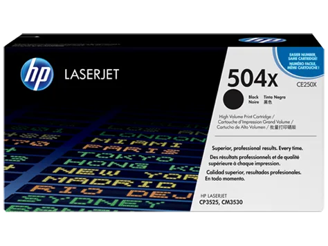 Mực in HP 504X High Yield Black Original LaserJet Toner Cartridge (CE250X)
