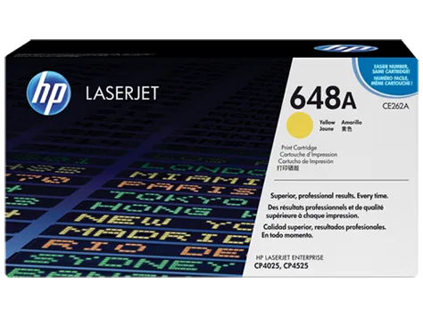 Mực in HP 648A Yellow Original LaserJet Toner Cartridge (CE262A)