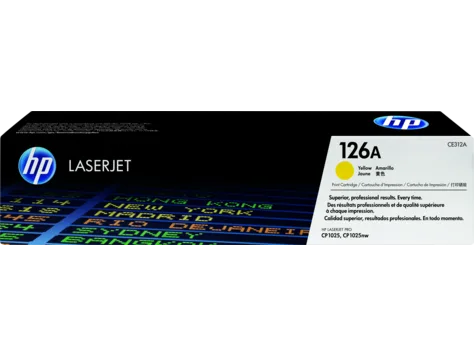 Mực in HP 126A Yellow Original LaserJet Toner Cartridge (CE312A)