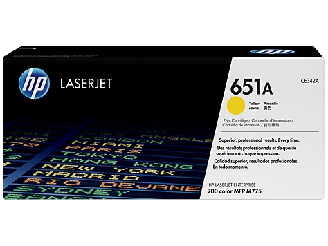 Mực in HP 651A Yellow Original LaserJet Toner Cartridge (CE342A)
