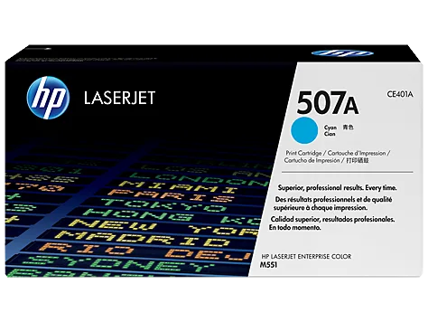 Mực in HP 507A Cyan Original LaserJet Toner Cartridge (CE401A)