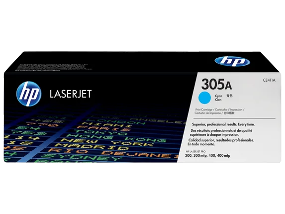 Mực in HP 305A Cyan Original LaserJet Toner Cartridge (CE411A)