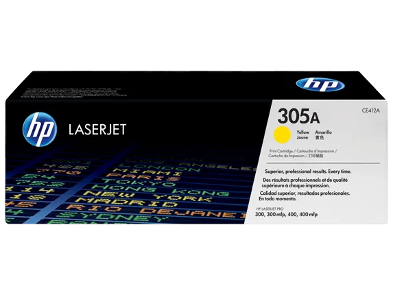 Mực in HP 305A Yellow Original LaserJet Toner Cartridge (CE412A)