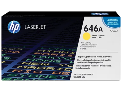 Mực in HP 646A Yellow Original LaserJet Toner Cartridge (CF032A)