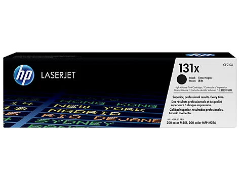 Mực in HP 131X High Yield Black Original LaserJet Toner Cartridge (CF210X)